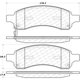 Purchase Top-Quality Front Ceramic Pads by CENTRIC PARTS - 103.11690 pa4