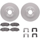 Purchase Top-Quality DYNAMIC FRICTION COMPANY - 4512-03138 - Front Disc Brake Kit pa3