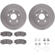 Purchase Top-Quality DYNAMIC FRICTION COMPANY - 4512-76098 - Disc Brake Kit pa1