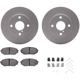 Purchase Top-Quality DYNAMIC FRICTION COMPANY - 4512-80051 - Disc Brake Kit pa4