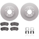 Purchase Top-Quality DYNAMIC FRICTION COMPANY - 4512-80061 - Disc Brake Kit pa4