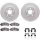 Purchase Top-Quality DYNAMIC FRICTION COMPANY - 4512-99147 - Front Disc Brake Kit pa5