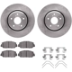 Purchase Top-Quality DYNAMIC FRICTION COMPANY - 6312-59098 - Disc Brake Kit pa2