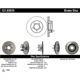 Purchase Top-Quality Front Disc Brake Rotor by CENTRIC PARTS - 121.65035 pa1