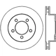 Purchase Top-Quality Disque de frein à disque avant by CENTRIC PARTS - 121.67065 pa7