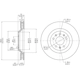 Purchase Top-Quality Disque de frein à disque avant by DYNAMIC FRICTION COMPANY - 604-46017 pa3