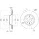 Purchase Top-Quality Front Disc Brake Rotor by DYNAMIC FRICTION COMPANY - 604-74052D pa1