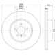 Purchase Top-Quality HELLA PAGID - 355132801 - Disc Brake Rotor pa1