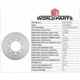 Purchase Top-Quality Disque de frein à disque avant by WORLDPARTS - WS1-153012 pa4