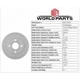 Purchase Top-Quality Front Disc Brake Rotor by WORLDPARTS pa13