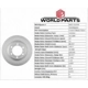 Purchase Top-Quality WORLDPARTS - WS1-231554 - Disque de frein à disque avant pa13