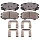 Purchase Top-Quality ADVICS - AD0924 - Front Disc Brake Pad Set pa1