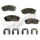 Purchase Top-Quality Front Disc Pads by AGNA BRAKES - PXD653 pa1