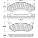 Purchase Top-Quality Plaquette de frein avant by CENTRIC PARTS - 500.01230 pa4