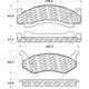 Purchase Top-Quality Plaquette de frein avant by CENTRIC PARTS - 500.01230 pa9