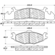 Purchase Top-Quality Front Disc Pads by CENTRIC PARTS - 500.02590 pa1