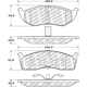 Purchase Top-Quality Front Disc Pads by CENTRIC PARTS - 500.07300 pa1