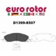 Purchase Top-Quality Front Disc Pads by EUROROTOR - XD1399H pa2