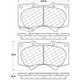 Purchase Top-Quality CENTRIC PARTS - 306.09760 - Front Disc Brake Pad Set pa5