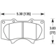 Purchase Top-Quality HAWK PERFORMANCE - HB490B.665 - Brake Pads pa2