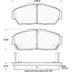 Purchase Top-Quality Plaquettes avant en céramique de qualité supérieure by CENTRIC PARTS - 301.06170 pa15