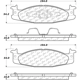 Purchase Top-Quality Front Premium Ceramic Pads by CENTRIC PARTS - 301.06320 pa1