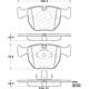 Purchase Top-Quality Front Premium Ceramic Pads by CENTRIC PARTS - 301.06810 pa11