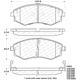 Purchase Top-Quality Front Premium Ceramic Pads by CENTRIC PARTS - 301.07000 pa9