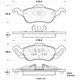 Purchase Top-Quality Front Premium Ceramic Pads by CENTRIC PARTS - 301.08160 pa10