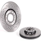 Purchase Top-Quality Front Premium Rotor by BREMBO - 09.5745.2X (1 Qty) pa1