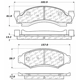 Purchase Top-Quality Front Premium Semi Metallic Pads by CENTRIC PARTS - 300.03750 pa4