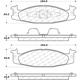 Purchase Top-Quality Front Premium Semi Metallic Pads by CENTRIC PARTS - 300.06320 pa8