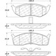 Purchase Top-Quality Front Premium Semi Metallic Pads by CENTRIC PARTS - 300.07300 pa6