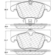 Purchase Top-Quality Front Premium Semi Metallic Pads by CENTRIC PARTS - 300.12410 pa5