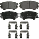 Purchase Top-Quality WAGNER - MX1404 - ThermoQuiet Disc Brake Pad Set pa1