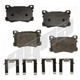 Purchase Top-Quality Front Semi Metallic Pads by AGNA BRAKES - ALD1799M pa1