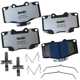 Purchase Top-Quality BENDIX - MKD436FM - Semi-Metallic Front Disc Brake Pads pa1