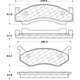 Purchase Top-Quality Plaquettes avant semi-métallique by CENTRIC PARTS - 102.01230 pa1