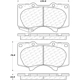 Purchase Top-Quality Front Semi Metallic Pads by CENTRIC PARTS - 102.09760 pa7