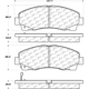 Purchase Top-Quality Front Semi Metallic Pads by CENTRIC PARTS - 102.11020 pa4