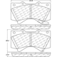 Purchase Top-Quality Front Semi Metallic Pads by CENTRIC PARTS - 102.13030 pa2