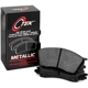 Purchase Top-Quality Front Semi Metallic Pads by CENTRIC PARTS - 102.13960 pa6