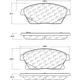 Purchase Top-Quality Plaquettes avant semi-métallique by CENTRIC PARTS - 102.14670 pa4