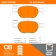 Purchase Top-Quality QUALITY-BUILT - 1000-0970M - Front Disc Brake Pad Set pa5