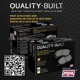 Purchase Top-Quality Plaquettes avant semi-métallique by QUALITY-BUILT - 1003-0493M pa2