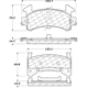 Purchase Top-Quality Front Severe Duty Semi Metallic Premium Pad by CENTRIC PARTS - 106.01540 pa3