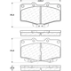 Purchase Top-Quality Front Severe Duty Semi Metallic Premium Pad by CENTRIC PARTS - 106.06110 pa9