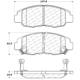 Purchase Top-Quality Front Severe Duty Semi Metallic Premium Pad by CENTRIC PARTS - 106.07640 pa3