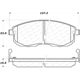 Purchase Top-Quality Front Severe Duty Semi Metallic Premium Pad by CENTRIC PARTS - 106.08151 pa4