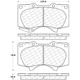 Purchase Top-Quality Front Severe Duty Semi Metallic Premium Pad by CENTRIC PARTS - 106.09761 pa8